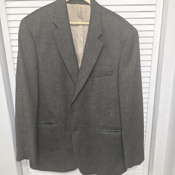 Lauren Ralph Lauren 46L Lambswool Blazer Big & Tall Made in Canada